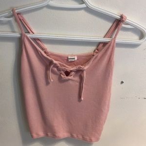 Pink garage shirt